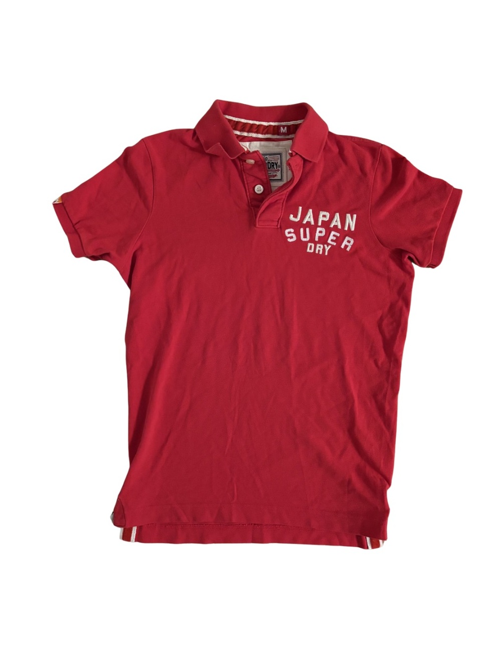 Superdry Japan Superdry Red Polo Shirt